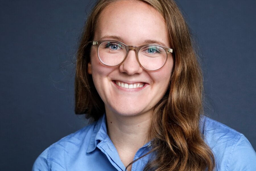 Ester Sheck smiles for the camera.