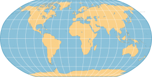 Robinson Projection of the world